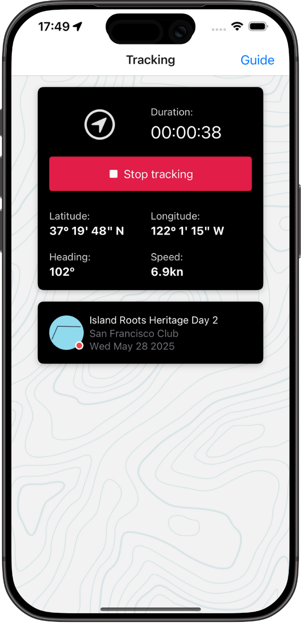 Mobile GPS Tracking App