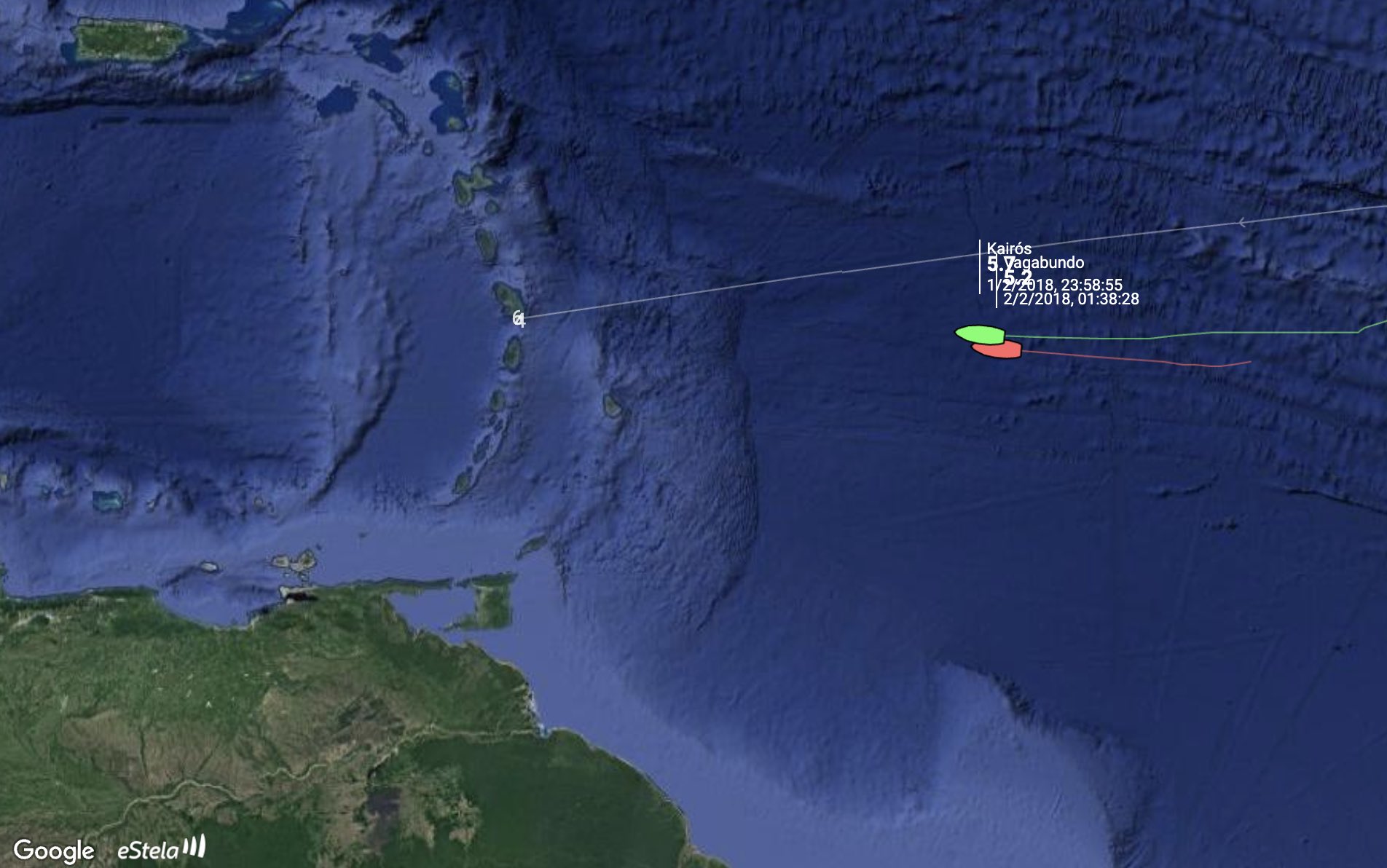 Tracking solution for off-shore regattas